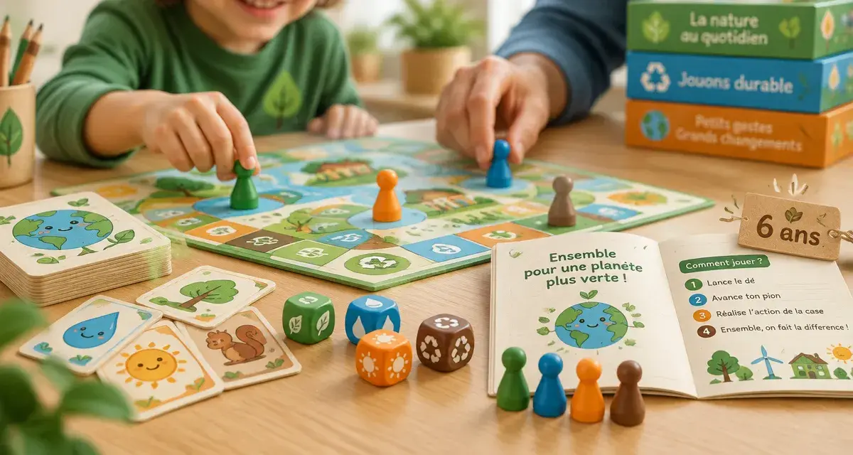 Jeu de société 6 ans : plateau et cartes pour enfants