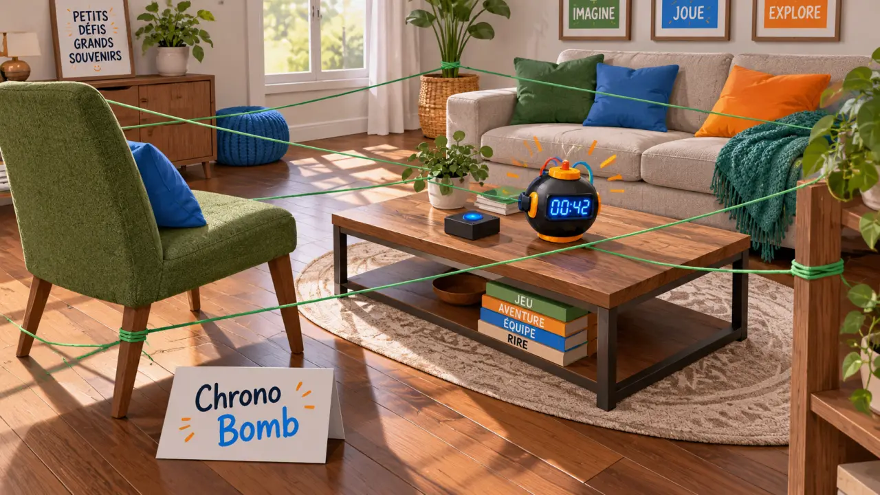 Jeu de société chrono bomb : capteur et bombe à désamorcer en 10 minutes