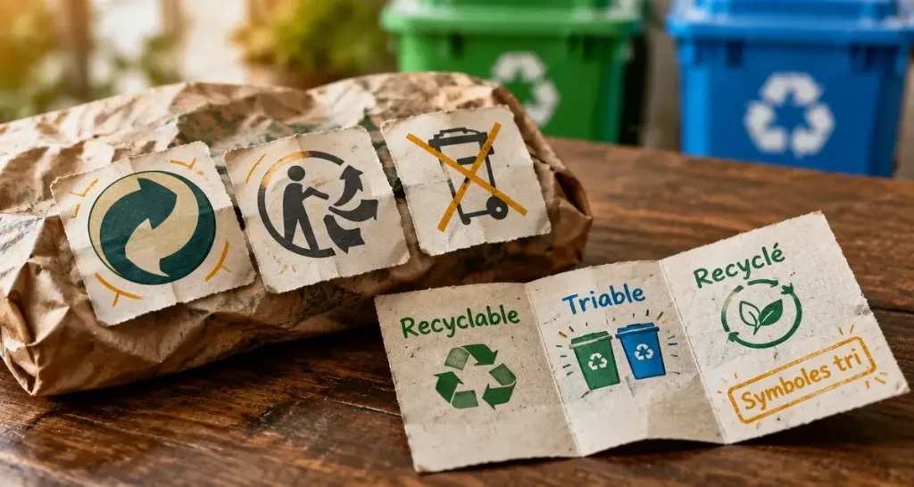 Sigle pour recyclage : Möbius, Triman et Point Vert expliqués